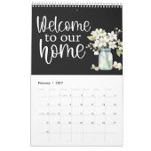 Ein Jahr der Zuhause-Inspiration Kalender (Feb 2027)