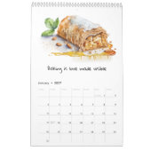 Ein Jahr des Backen Inspiration Kalender (Jan 2027)
