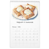 Ein Jahr des Backen Inspiration Kalender (Feb 2026)