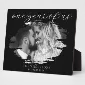 Ein Jahr des ersten Hochzeitstages Fotoplatte (Seite)