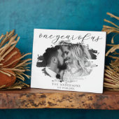 Ein Jahr des ersten Hochzeitstages Fotoplatte (Seite)