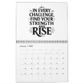 Ein Jahr des Inspirationskalenders Kalender (Jan 2027)