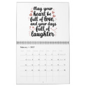 Ein Jahr des Inspirationskalenders Kalender (Feb 2027)