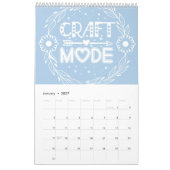 Ein Jahr des Kunsthandwerks Kalender (Jan 2027)