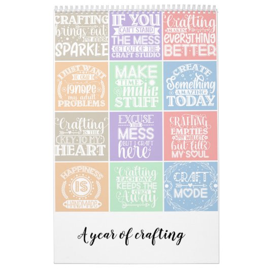 Ein Jahr des Kunsthandwerks Kalender (Titelbild)