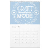 Ein Jahr des Kunsthandwerks Kalender (Jan 2026)