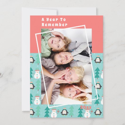Ein Jahr Erinnerung an das Weihnachtsfest im Schne (Vorderseite)