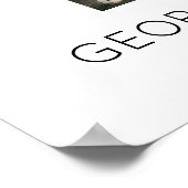 Ein Jahr gemeinsam Hochzeitstag 5 Foto Poster (Ecke)