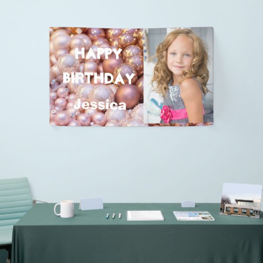 Ein Jahr glücklicher Geburtstag Banner (Messeveranstaltung)