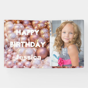 Ein Jahr glücklicher Geburtstag Banner