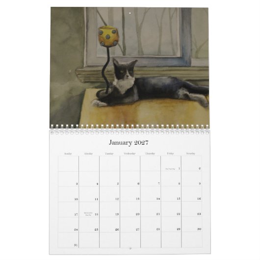 Ein Jahr im Aquarell - Kalender 2010 (Jan 2027)