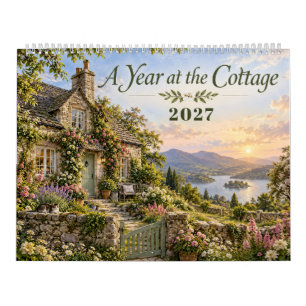 Ein Jahr im Cottage Romantischer Cottagecore Kalender