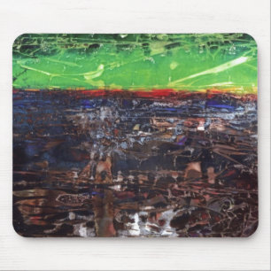 "Ein Jahr im Land" Abstraktes Design Mousepad