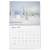 Ein Jahr in 12-monatigem Kalender Kanadas (Feb 2027)