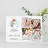 Ein Jahr in Flash | Einladung zur FotoCollage (Stehend Vorderseite)