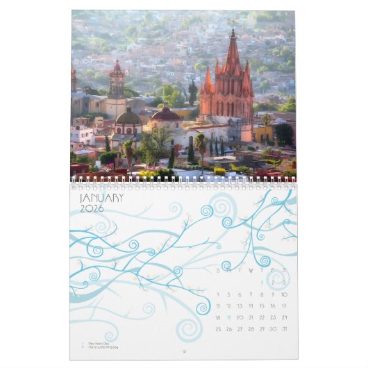 Ein Jahr in San Miguel de Allende, Mexiko, Kalender (Jan 2026)