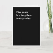 Ein Jahr ist eine lange Zeit Karte (Vorderseite)