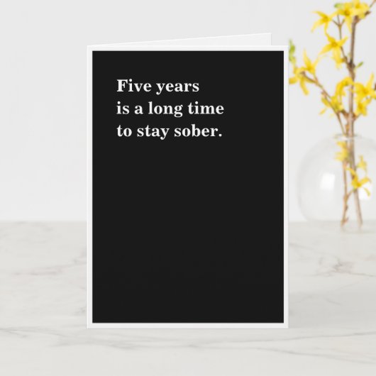 Ein Jahr ist eine lange Zeit Karte (Gelbe Blume)