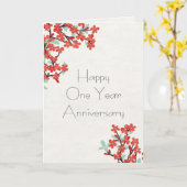 Ein Jahr Jahrestag ihres Roten Karte (Gelbe Blume)