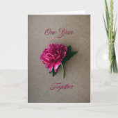 Ein Jahr Karte (Vorderseite)