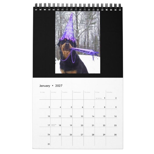 "Ein Jahr mit Kalender 2016 Annie" Rottweiler (Jan 2027)