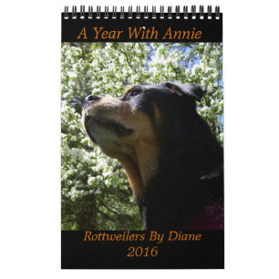 "Ein Jahr mit Kalender 2016 Annie" Rottweiler
