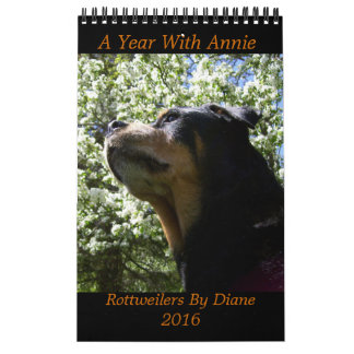 "Ein Jahr mit Kalender 2016 Annie" Rottweiler