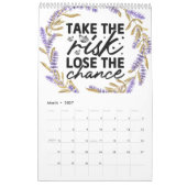 Ein Jahr positiver Vibes Kalender (Mär 2027)