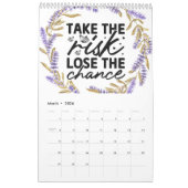 Ein Jahr positiver Vibes Kalender (Mär 2026)