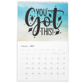 Ein Jahr positiver Vibes Kalender (Jan 2027)
