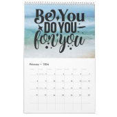 Ein Jahr positiver Vibes Kalender (Feb 2026)