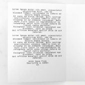 Ein Jahr Rezensionsfotografie Dreifach Gefaltete Urlaubskarte (Innen Erste Seite)