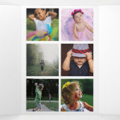 Ein Jahr Rezensionsfotografie Dreifach Gefaltete Urlaubskarte (Innenseite Mitte)