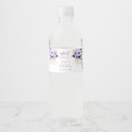 Ein Jahr Schmetterling erster Geburtstag Wasserflaschenetikett