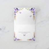 Ein Jahr Schmetterling geklappt Danke (Innenseite)