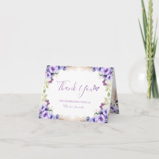 Ein Jahr Schmetterling geklappt Danke (Vorderseite)