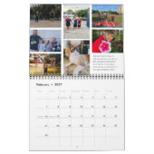 Ein Jahr Überprüfung | 82 Foto Reisezeitplan Kalender (Feb 2027)