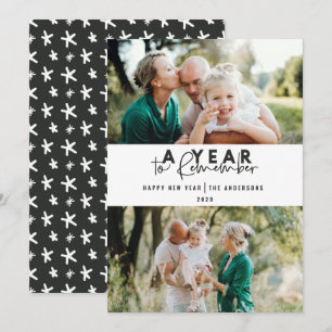 Ein Jahr, um sich an moderne minimale Multi-Foto e