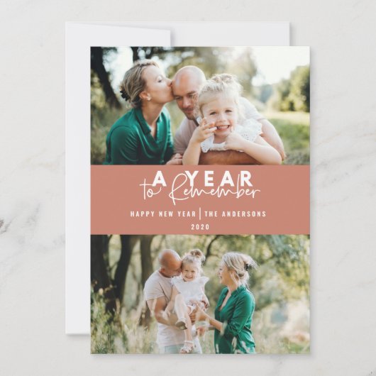 Ein Jahr, um sich an moderne minimale Multi-Foto e (Vorderseite)