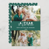 Ein Jahr, um sich an moderne minimale Multi-Foto e (Vorne/Hinten)