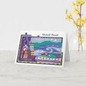 Ein Jahr voll von der Süsse Karte (Gelbe Blume)