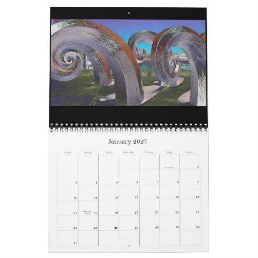 Ein Jahr von Bildern Kalender (Jan 2027)