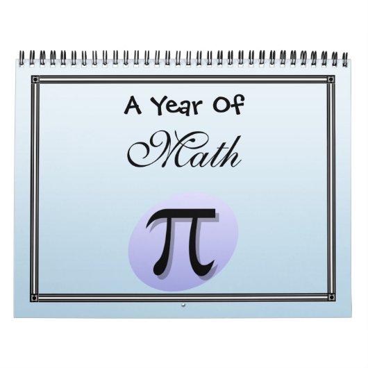 Ein Jahr von Mathe Kalender (Titelbild)