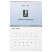 Ein Jahr von Mathe Kalender (Mär 2027)
