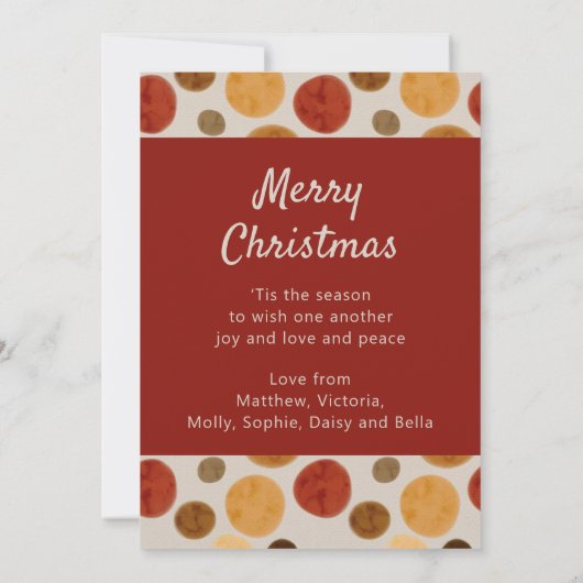 Ein Jahr zum Erinnern frohe Weihnachten Moderne 3 (Rückseite)