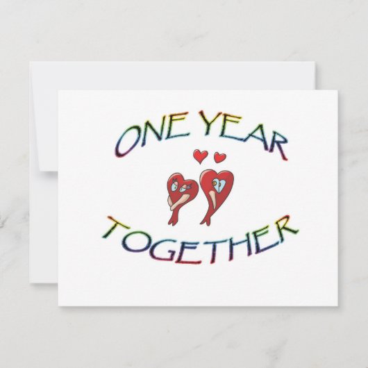 EIN JAHR ZUSAMMEN (Vorderseite)