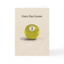 Ein-Jahres-Jubiläum-Sobriety-Poolbillardkugel