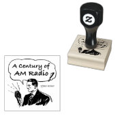 Ein Jahrhundert Radio Gummistempel (Stempel)