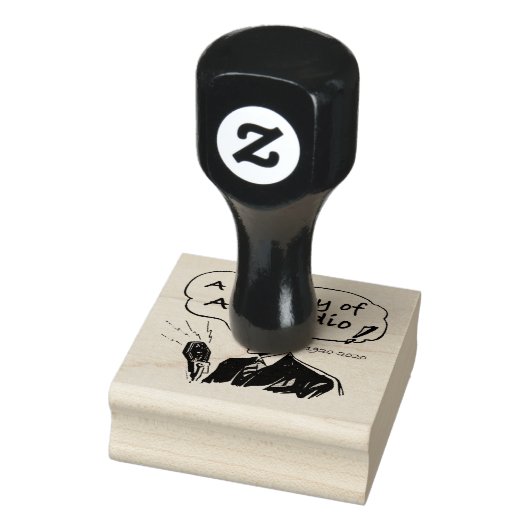 Ein Jahrhundert Radio Gummistempel (Stempel)