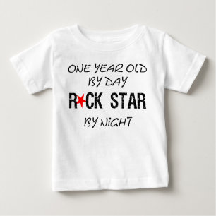 Ein Jähriges bis zum Tag Baby T-shirt